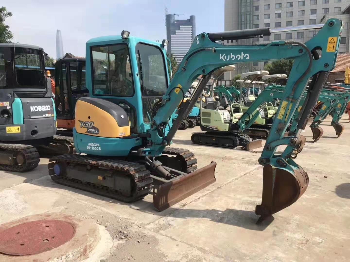 3 Ton Kubota U303 Mini Second Hand Mini Excavators