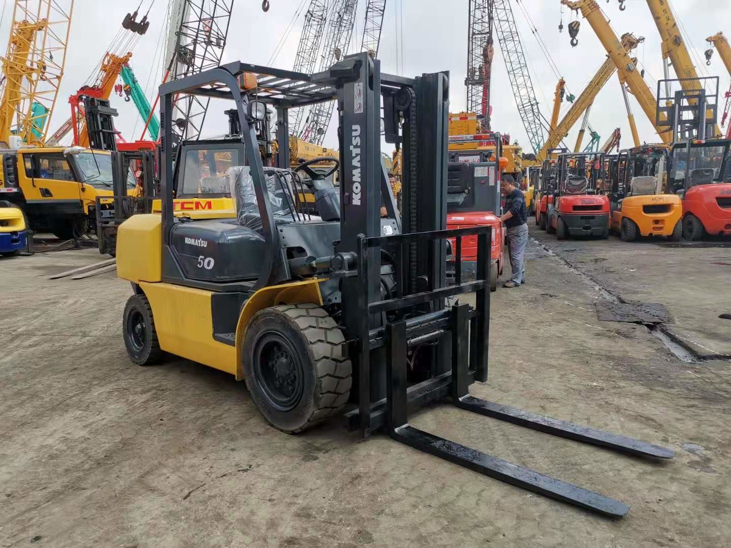 Komatsu FD50 5 Ton Side Shift Second Hand Forklift