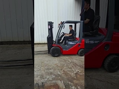 Well-Maintained Used Toyota 8F 2.5 Ton Orange Counterbalance Forklift for Heavy-Duty Pallet Stacking