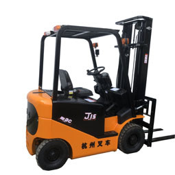 Kwaliteit  HANGCHA 1.5 Ton Used Electric Forklifts 3m Lifting Height 1500KG Load Capacity Fabriek
