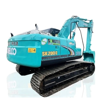 Kwaliteit  20 Tons Used Excavator Equipment Kobelco SK200 Digger Machine Sk75 / Sk350 Fabriek