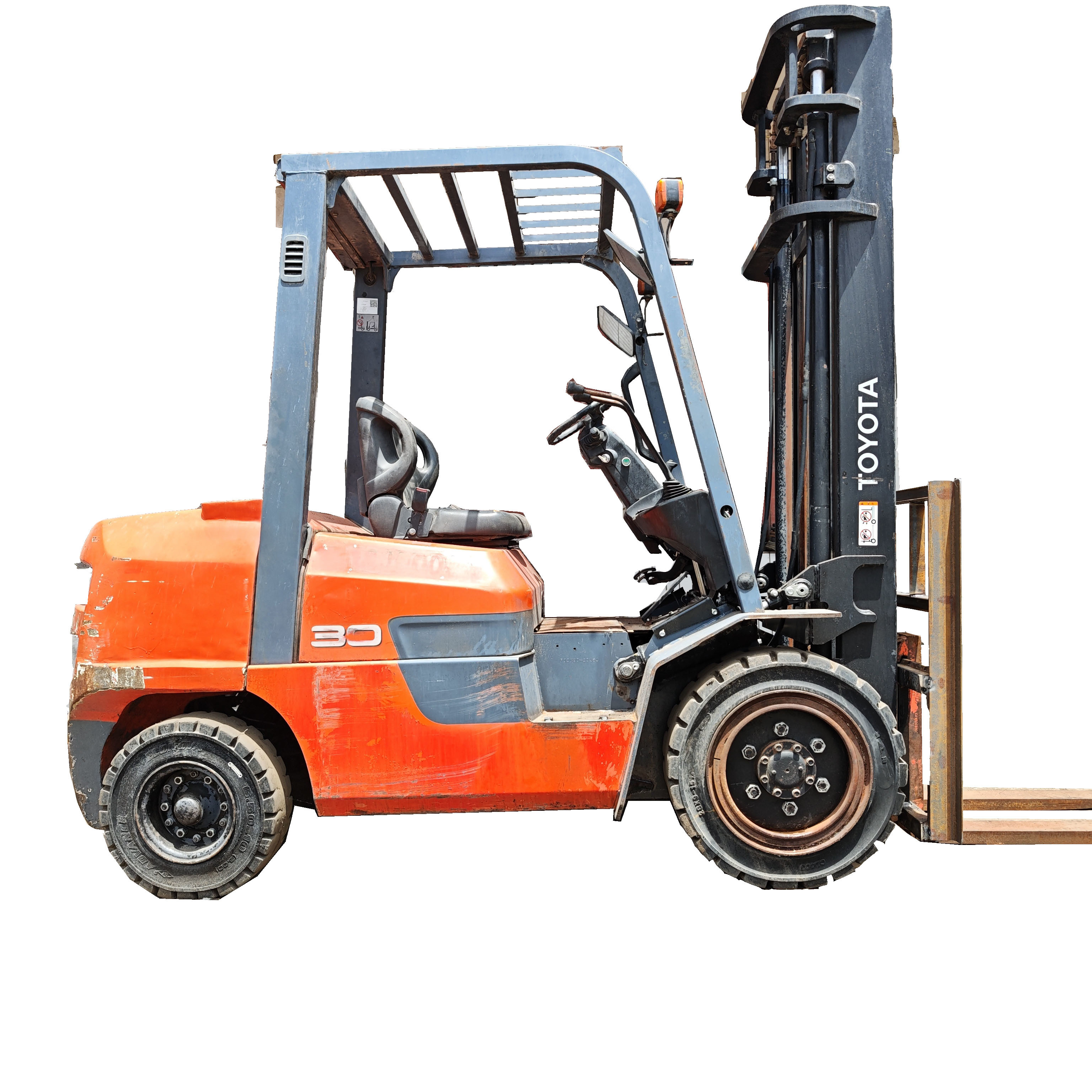 Used Toyota Forklift 3 Ton Lifting Height 4m Diesel Engine Used Japan ...