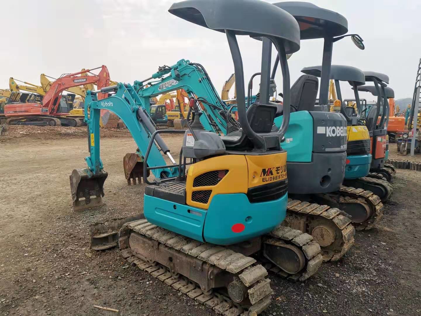 Second Hand 0.04m3 Bucket 17 Ton Kubota U17 Mini Excavator