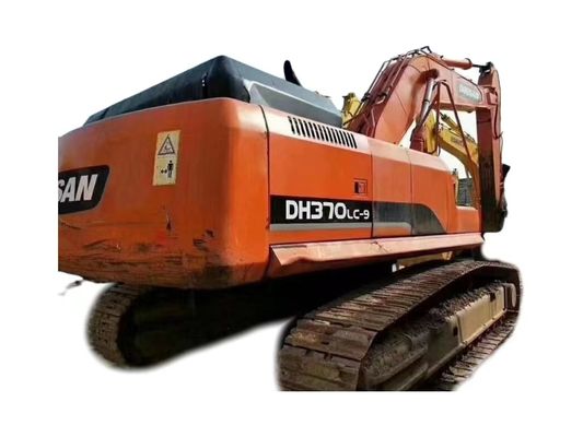 2nd Hand 37T Doosan DH370 Earth Excavation Equipment Trader Excavator Orange Red