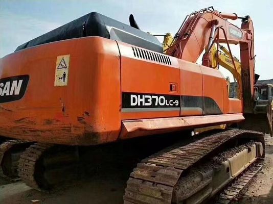 2nd Hand 37T Doosan DH370 Earth Excavation Equipment Trader Excavator Orange Red