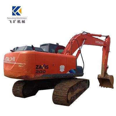 113KW Used Hitachi Excavator Digger 200-5A 400L Fuel Tank