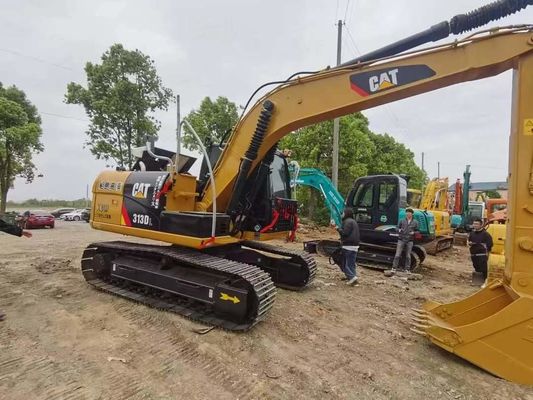 313D Used CAT Excavators Backhoe Crawler 12.4rpm