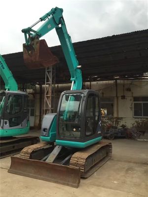7.5 Ton Used Compact Excavators Flexible Kobelco Hydraulic Excavator SK75SR