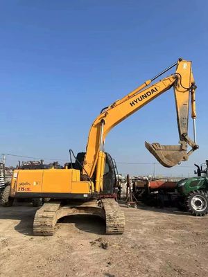 Second Hand Heavy Earth Excavator Machine Hyundai 215 Excavator 215-7S