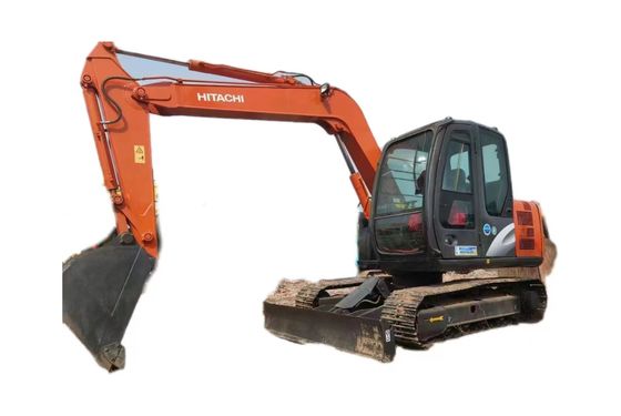 24V Industrial Hitachi Construction Machinery 8 Ton Excavator 70 With Shovels