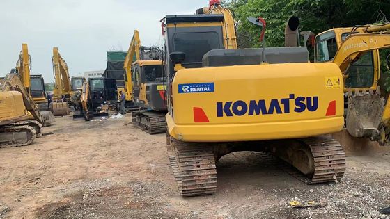 Biggest Used Komatsu PC130-7 Excavator With 90L Hydraulic Oil Tank