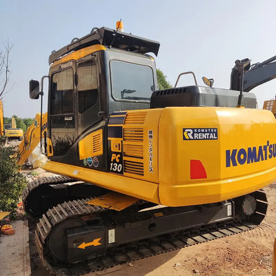 Biggest Used Komatsu PC130-7 Excavator With 90L Hydraulic Oil Tank