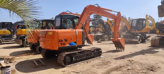7 Ton Construction Sales Excavators Dealer Hitachi ZX70 Second hand