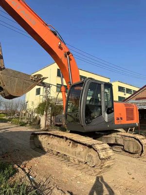 Orange Used Hitachi Excavator Digger Dealers ZX210-3 2Ton