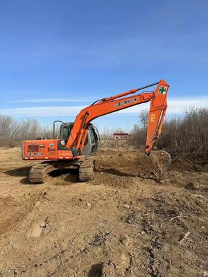 The Use Of Flat-Bottomed Reinforced Bucket Hitachi ZX120-6 Excavator
