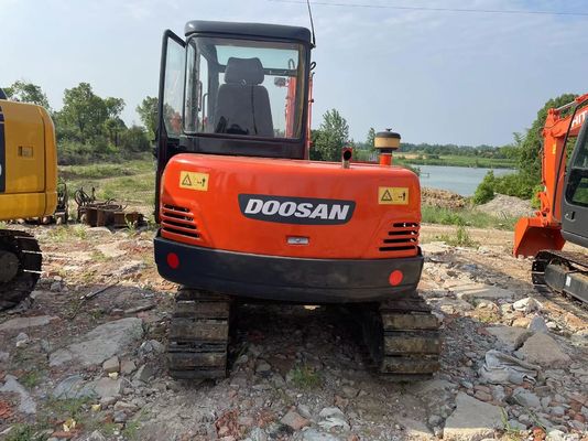 DH55 Used Doosan Excavator Maximum Digging Height 5330mm With Isuzu 4JB1 Engine Brand