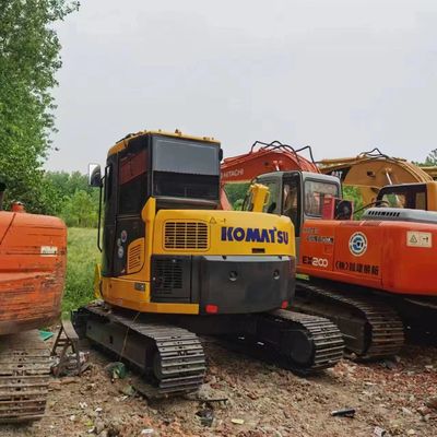 Hydraulic Used Komatsu Excavator With S4D95LE-3 Engine Model 41000W Engine Power