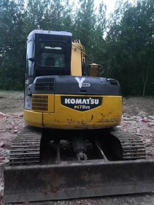 Hydraulic Used Komatsu Excavator With 7800kg Operating Weight And Backhoe Bucket