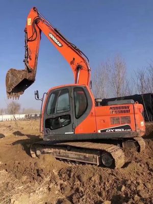 DX150 Used Doosan Excavator With 2500mm Stick Length And 59.8kN Stick Digging Force