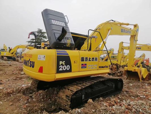 Versatile Used Komatsu Excavator With 0.8m3 Bucket Capacity 6620mm Maximum Digging Depth