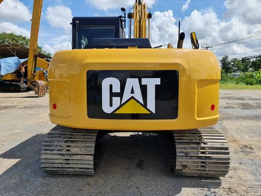 313D Used CAT Excavators With 82kN Bucket Digging Force And 67000W Power