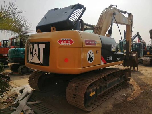 15 Ton Used CAT Excavators With 5720mm Maximum Digging Depth And 0.61M3 Bucket Capacity
