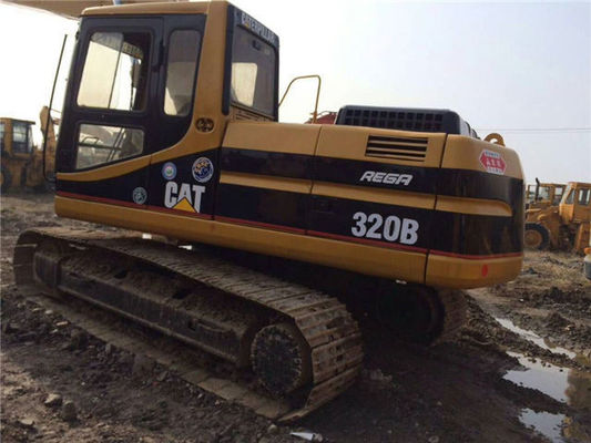 Used CAT 320 Excavator Total Transportation Length 9440mm And Traveling Speed 3.4 / 5.5km/H