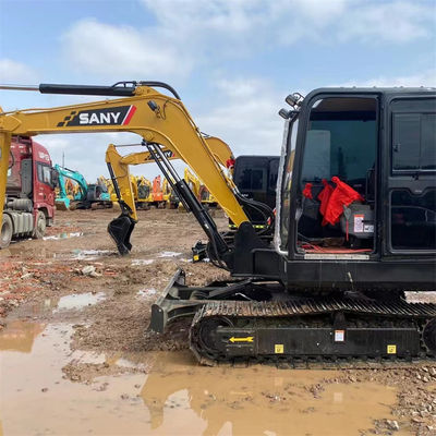 60C-9 Used Sany Excavator With 500 Hours Traveling Speed 2.25 - 4.22km/H Reliability