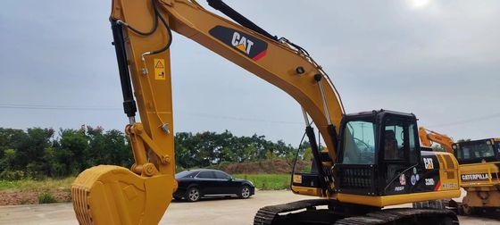 Used CAT 320D Excavator Maximum Digging Radius Up To 9850mm 6.37L Displacement