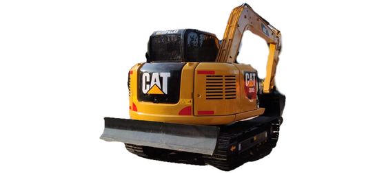 135L Fuel Tank Capacity Second Hand CAT Excavators With 3.33L Displacement