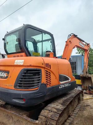 5 Ton 36.2/2100 KW/Rpm Used Doosan Excavator For Construction Project