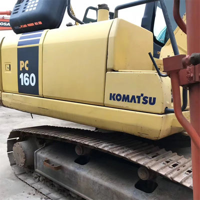 16ton Used Komatsu Excavator With 46.1Kpa Specific Voltage To Ground